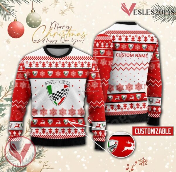 Mastretta Logo Personalized Ugly Christmas Sweater, Unique Gift For Fans - Vesles2014s