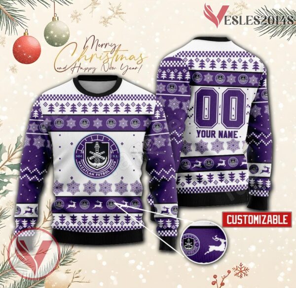 Mazatlán FC Custom Ugly Christmas Sweater, Unique Gift For Fans - Vesles2014s