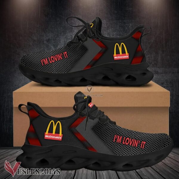 Mcdonald's Custom Shoes Style 2, Best Running Shoes For Fans - Vesles2014S