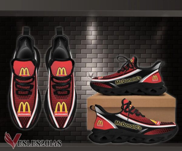 Mcdonald's Custom Shoes Style 6, Best Running Shoes For Fans - Vesles2014S