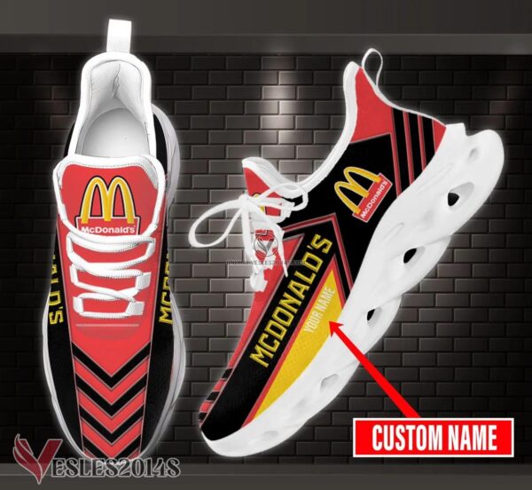 Mcdonald's Custom Shoes Style 9, Best Running Shoes For Fans - Vesles2014S