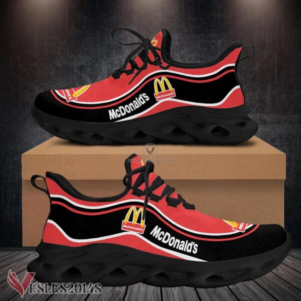 Mcdonald's Logo Custom Shoes Style 108, Best Running Shoes For Fans - Vesles2014S