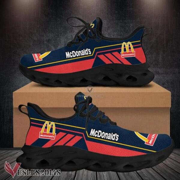 Mcdonald's Logo Custom Shoes Style 117, Best Running Shoes For Fans - Vesles2014S