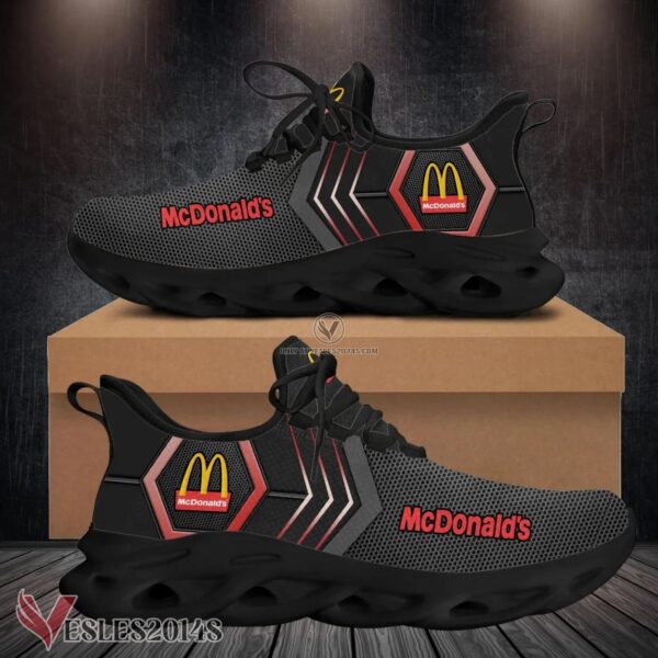 Mcdonald's Logo Custom Shoes Style 120, Best Running Shoes For Fans - Vesles2014S