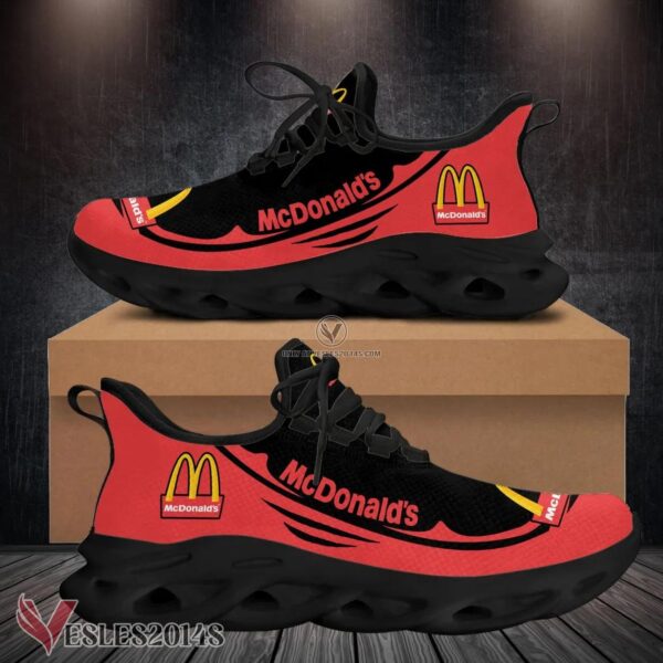 Mcdonald's Logo Custom Shoes Style 121, Best Running Shoes For Fans - Vesles2014S