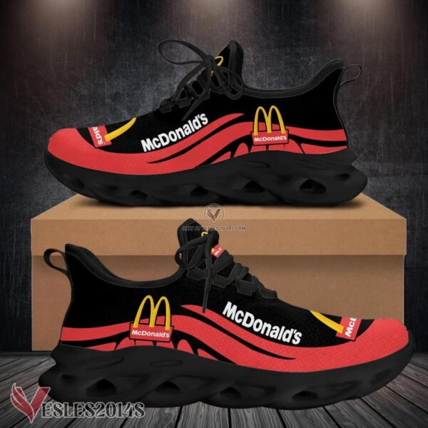 Mcdonald's Logo Custom Shoes Style 128, Best Running Shoes For Fans - Vesles2014S