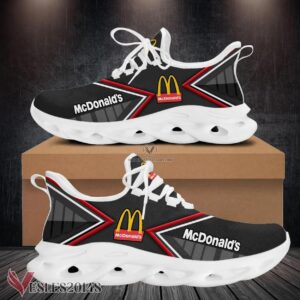 Mcdonald's Logo Custom Shoes Style 129, Best Running Shoes For Fans - Vesles2014S 1