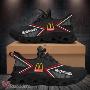 Mcdonald's Logo Custom Shoes Style 129, Best Running Shoes For Fans - Vesles2014S