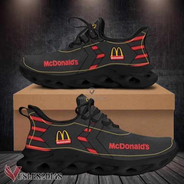 Mcdonald's Logo Custom Shoes Style 132, Best Running Shoes For Fans - Vesles2014S