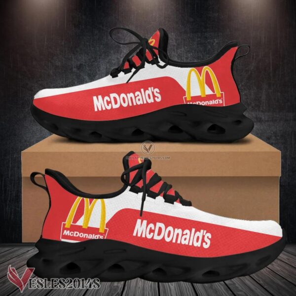 Mcdonald's Logo Custom Shoes Style 138, Best Running Shoes For Fans - Vesles2014S