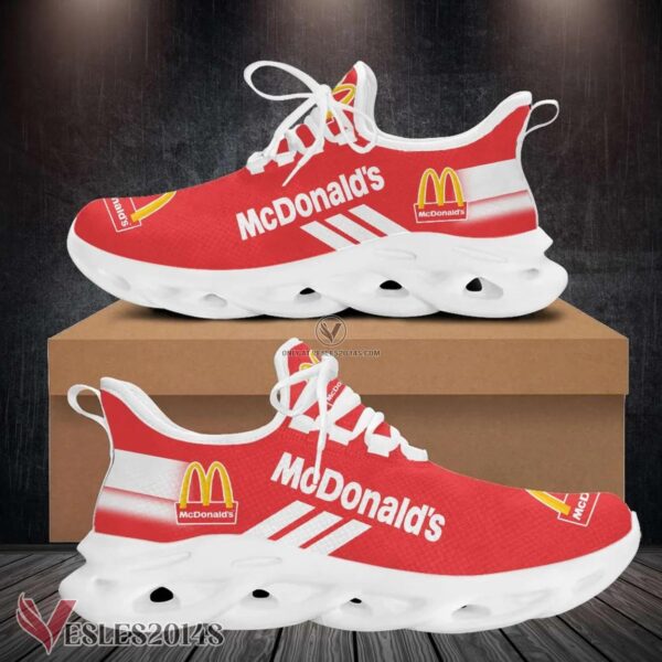 Mcdonald's Logo Custom Shoes Style 143, Best Running Shoes For Fans - Vesles2014S 1