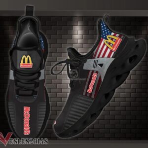 Mcdonald's Logo Custom Shoes Style 147, Best Running Shoes For Fans - Vesles2014S