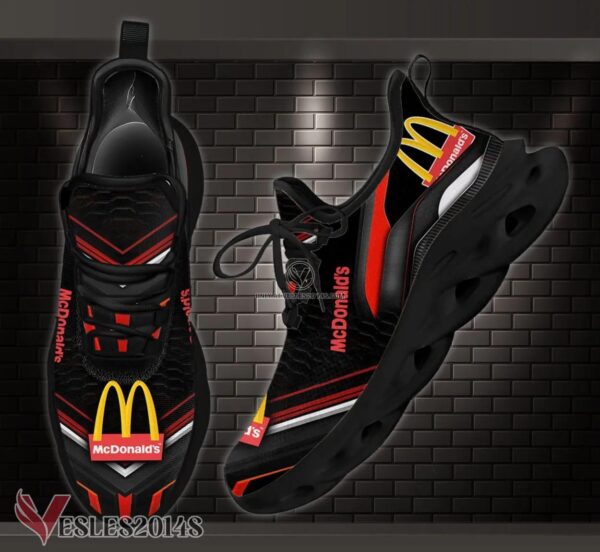 Mcdonald's Logo Custom Shoes Style 148, Best Running Shoes For Fans - Vesles2014S
