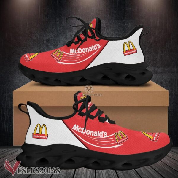 Mcdonald's Logo Custom Shoes Style 150, Best Running Shoes For Fans - Vesles2014S