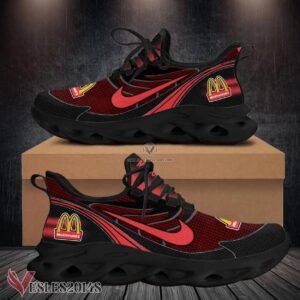 Mcdonald's Logo Custom Shoes Style 153, Best Running Shoes For Fans - Vesles2014S
