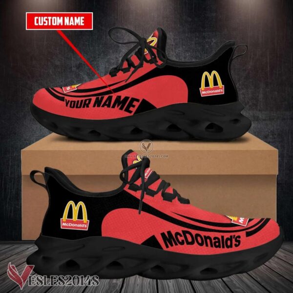 Mcdonald's Logo Custom Shoes Style 3, Best Running Shoes For Fans - Vesles2014S