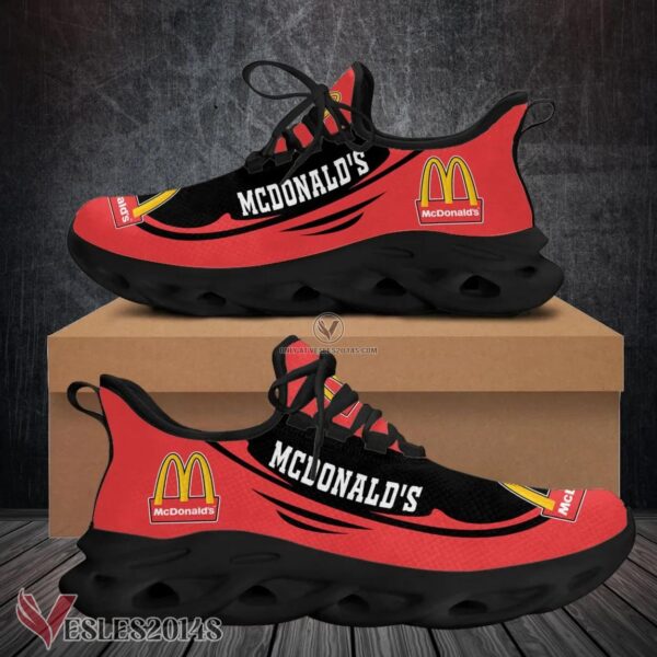 Mcdonald's Logo Custom Shoes Style 40, Best Running Shoes For Fans - Vesles2014S