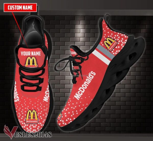 Mcdonald's Logo Custom Shoes Style 5, Best Running Shoes For Fans - Vesles2014S