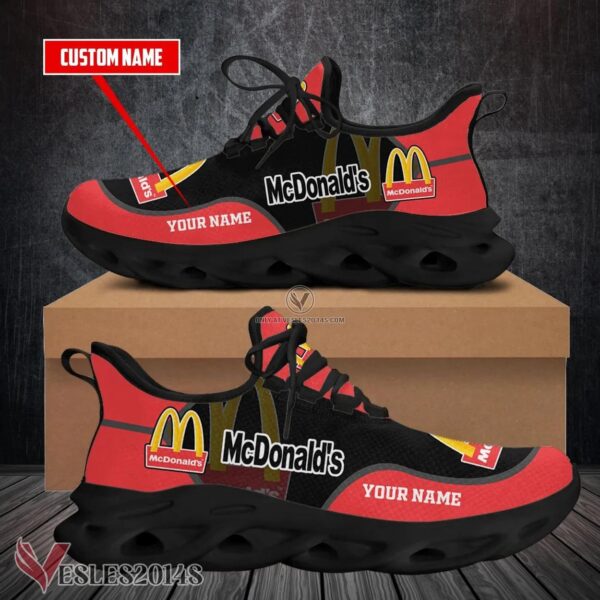 Mcdonald's Logo Custom Shoes Style 55, Best Running Shoes For Fans - Vesles2014S