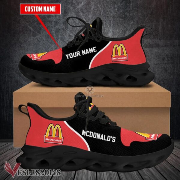 Mcdonald's Logo Custom Shoes Style 61, Best Running Shoes For Fans - Vesles2014S