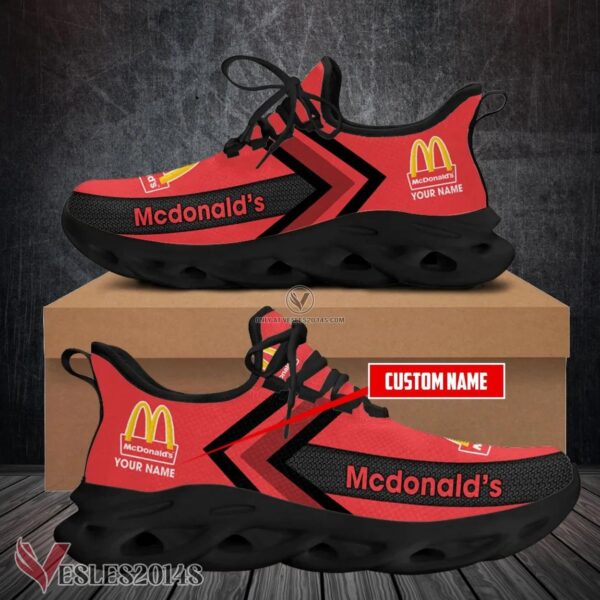 Mcdonald's Logo Custom Shoes Style 70, Best Running Shoes For Fans - Vesles2014S