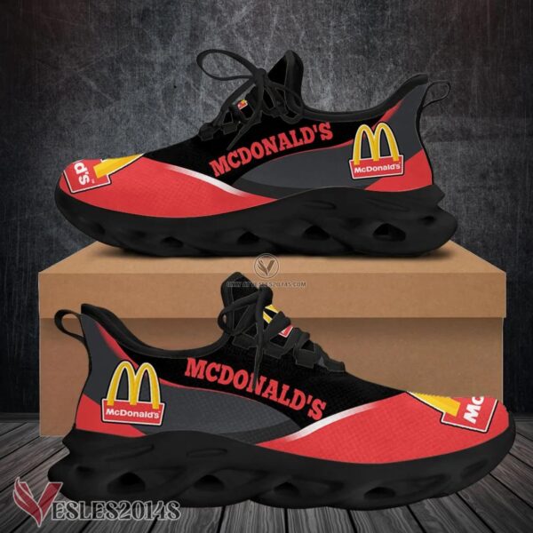 Mcdonald's Logo Custom Shoes Style 75, Best Running Shoes For Fans - Vesles2014S