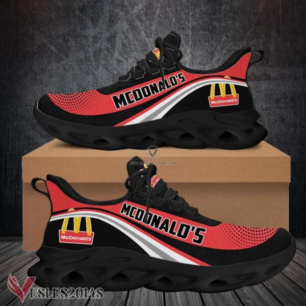 Mcdonald's Logo Custom Shoes Style 78, Best Running Shoes For Fans - Vesles2014S