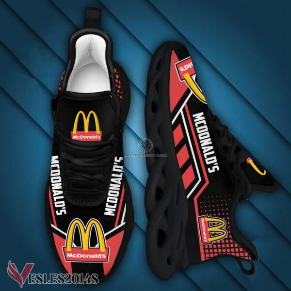 Mcdonald's Logo Custom Shoes Style 8, Best Running Shoes For Fans - Vesles2014S