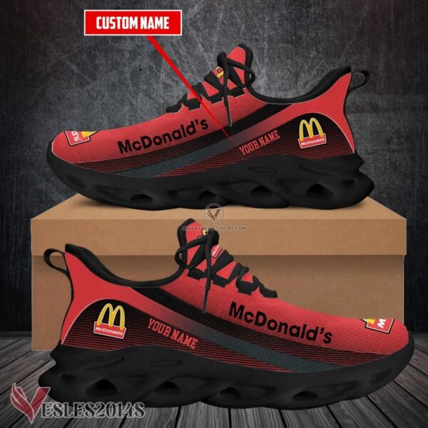 Mcdonald's Logo Custom Shoes Style 81, Best Running Shoes For Fans - Vesles2014S