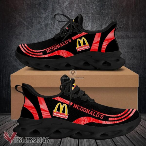 Mcdonald's Logo Custom Shoes Style 85, Best Running Shoes For Fans - Vesles2014S