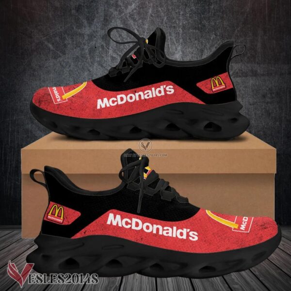 Mcdonald's Logo Custom Shoes Style 86, Best Running Shoes For Fans - Vesles2014S