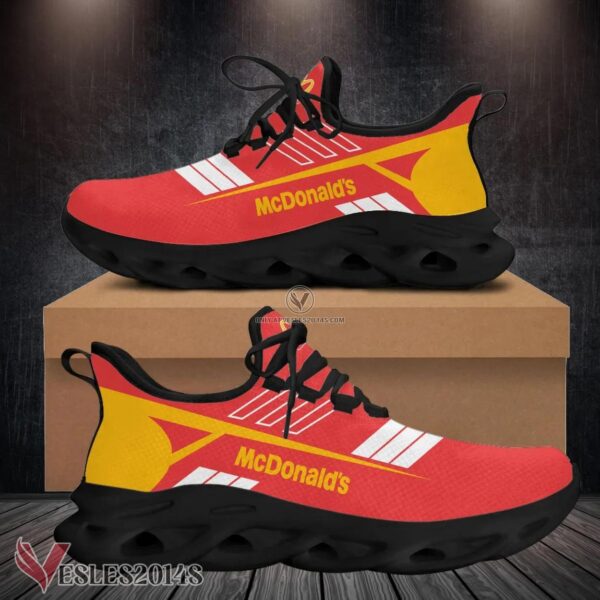 Mcdonald's Sneaker Logo Custom Shoes, Best Running Shoes For Fans - Vesles2014S