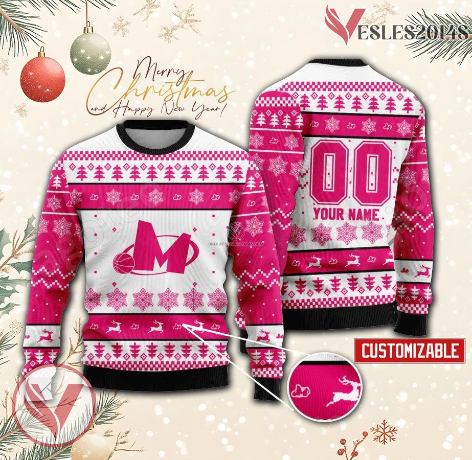 Mega Basket Basketball Custom Ugly Christmas Sweater, Unique Gift For Fans - Vesles2014s