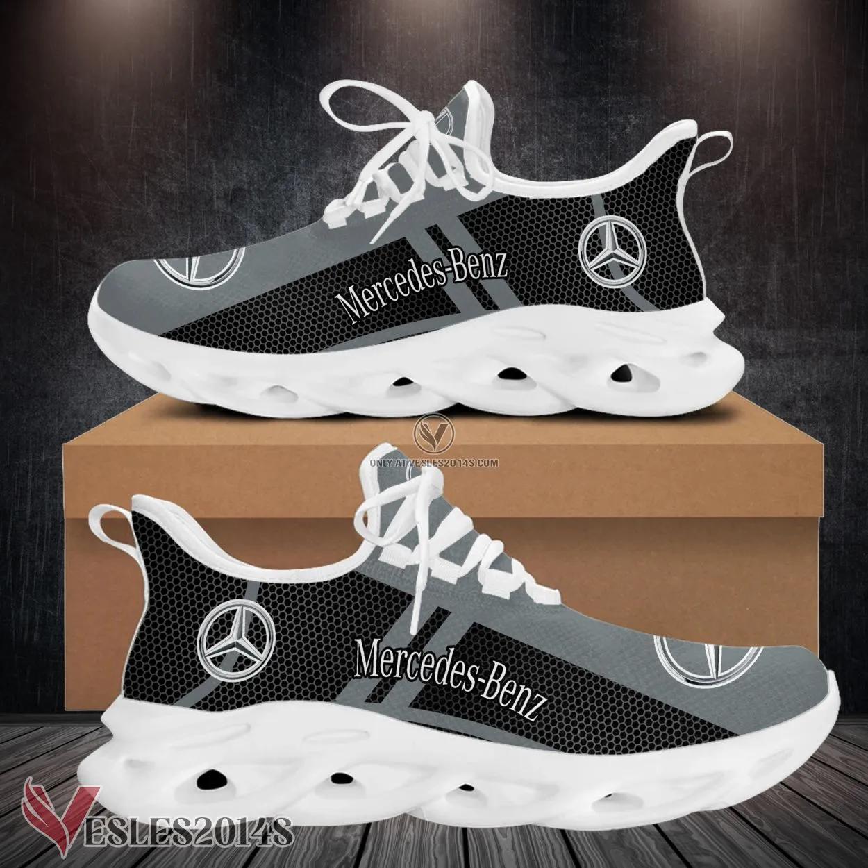 Mercedes-benz Logo Custom Shoes, Best Running Shoes For Fans - Vesles2014S 1