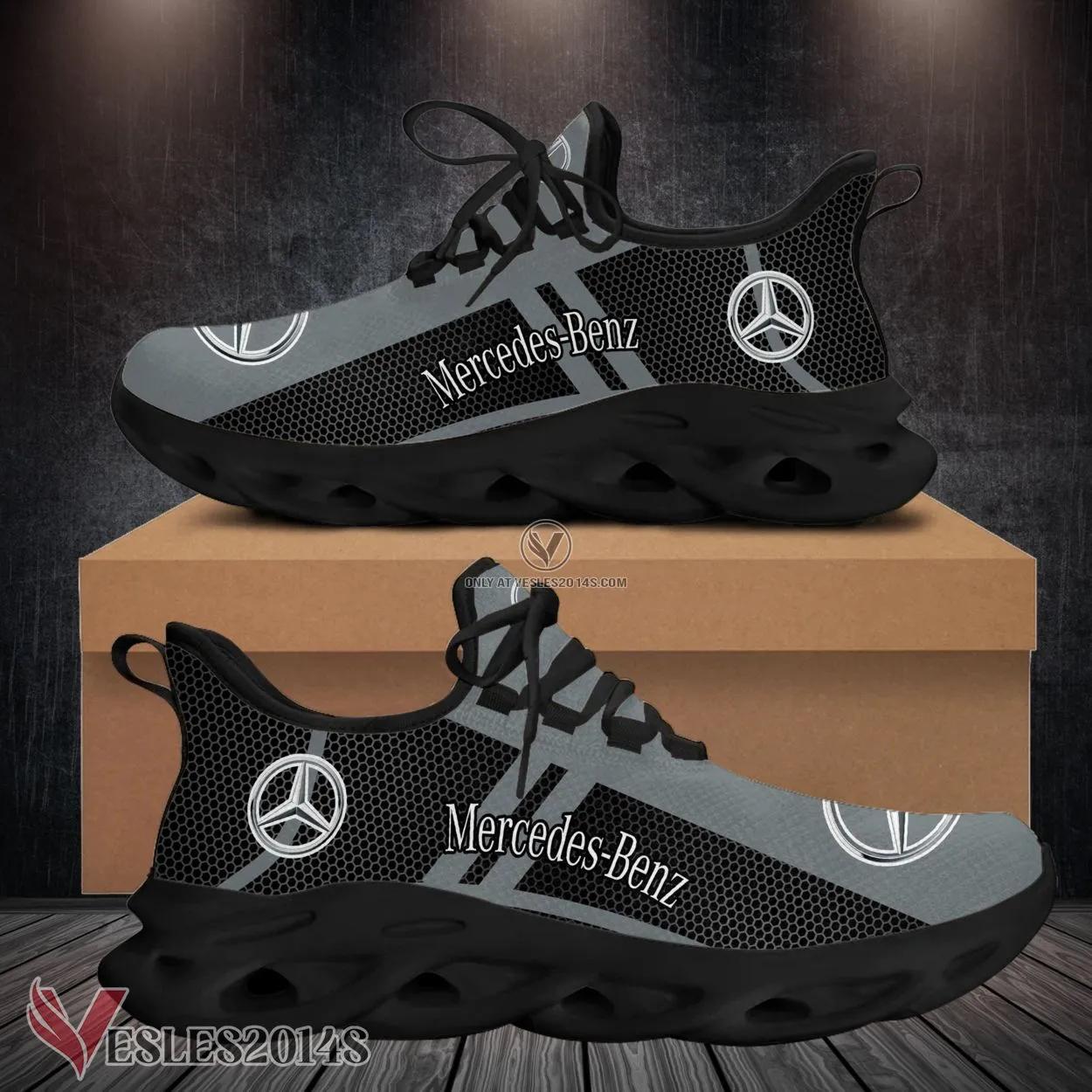 Mercedes-benz Logo Custom Shoes, Best Running Shoes For Fans - Vesles2014S