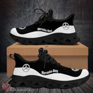 Mercedes-benz Logo Custom Shoes Style 2, Best Running Shoes For Fans - Vesles2014S