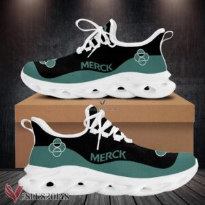 Merck Logo Custom Shoes, Best Running Shoes For Fans - Vesles2014S 1