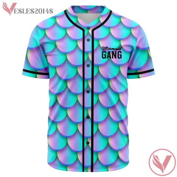 Mermaid Scale Pattern Mermaid Gang EDM Jersey - Vesles2014s 1