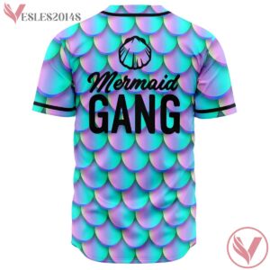 Mermaid Scale Pattern Mermaid Gang EDM Jersey - Vesles2014s