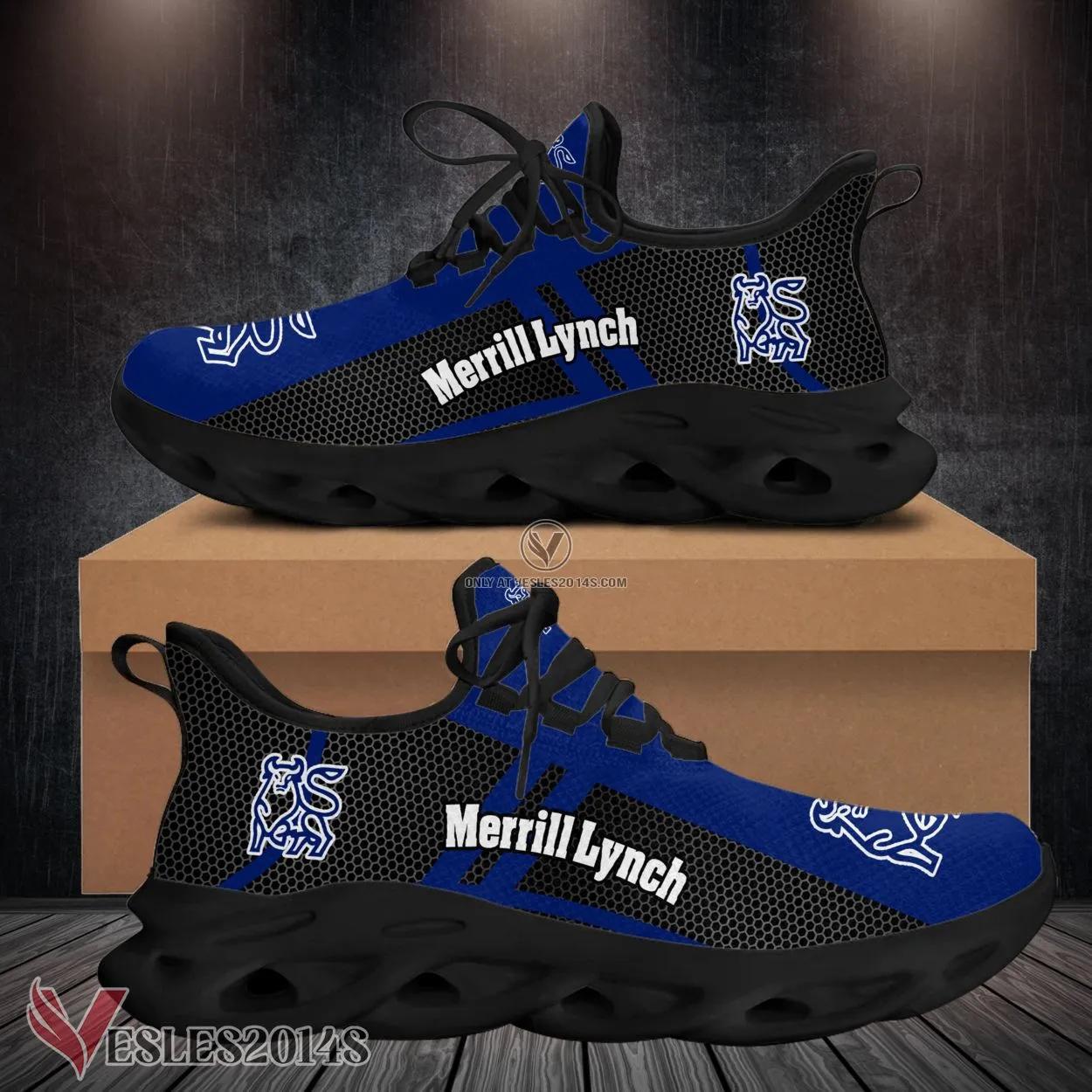 Merrill Lynch Logo Custom Shoes, Best Running Shoes For Fans - Vesles2014S