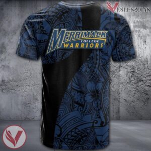 Merrimack Warriors NCAA Polynesian Pattern Shirt, Unique Gifts For Fans - Vesles2014s 1