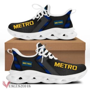 Metro Logo Custom Shoes, Best Running Shoes For Fans - Vesles2014S 1