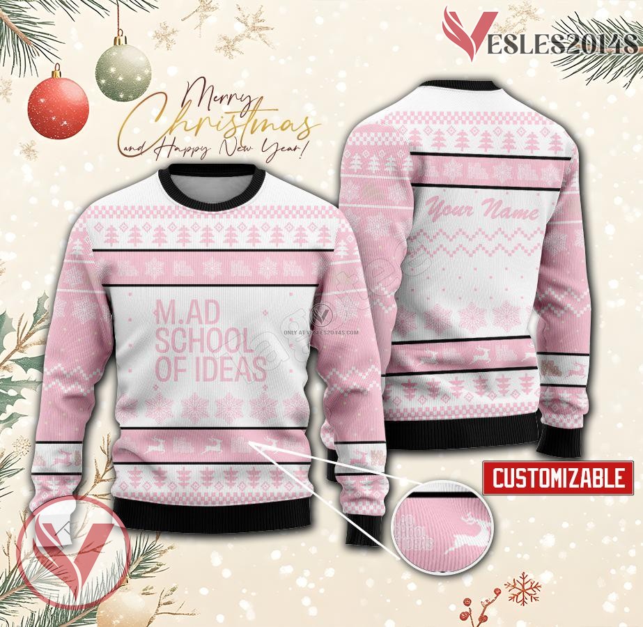 Miami Ad School-New York Custom Ugly Christmas Sweater, Unique Gift For Fans - Vesles2014s
