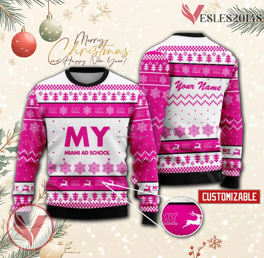 Miami Ad School-San Francisco Custom Ugly Christmas Sweater, Unique Gift For Fans - Vesles2014s