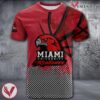 Miami RedHawks Basketball Grunge Pattern Unique Personalized T Shirts - Vesles2014S
