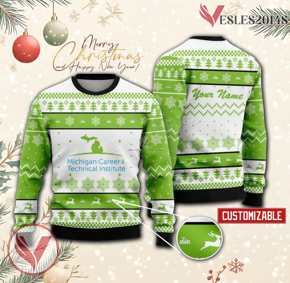 Michigan Career and Technical Institute Custom Ugly Christmas Sweater, Unique Gift For Fans - Vesles2014s