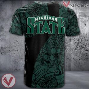 Michigan State Spartans NCAA Polynesian Pattern Shirt, Unique Gifts For Fans - Vesles2014s 1