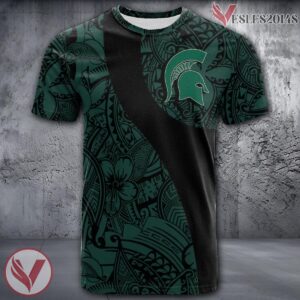 Michigan State Spartans NCAA Polynesian Pattern Shirt, Unique Gifts For Fans - Vesles2014s