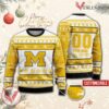Michigan Wolverines Hockey Custom Ugly Christmas Sweater, Unique Gift For Fans - Vesles2014s
