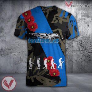 Middle Tennessee Blue Raiders NCAA With Red Poppy Flower 3D Shirt, Unique Gift For Fans - Vesles2014S 1
